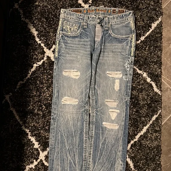 Men’s rock revival jeans